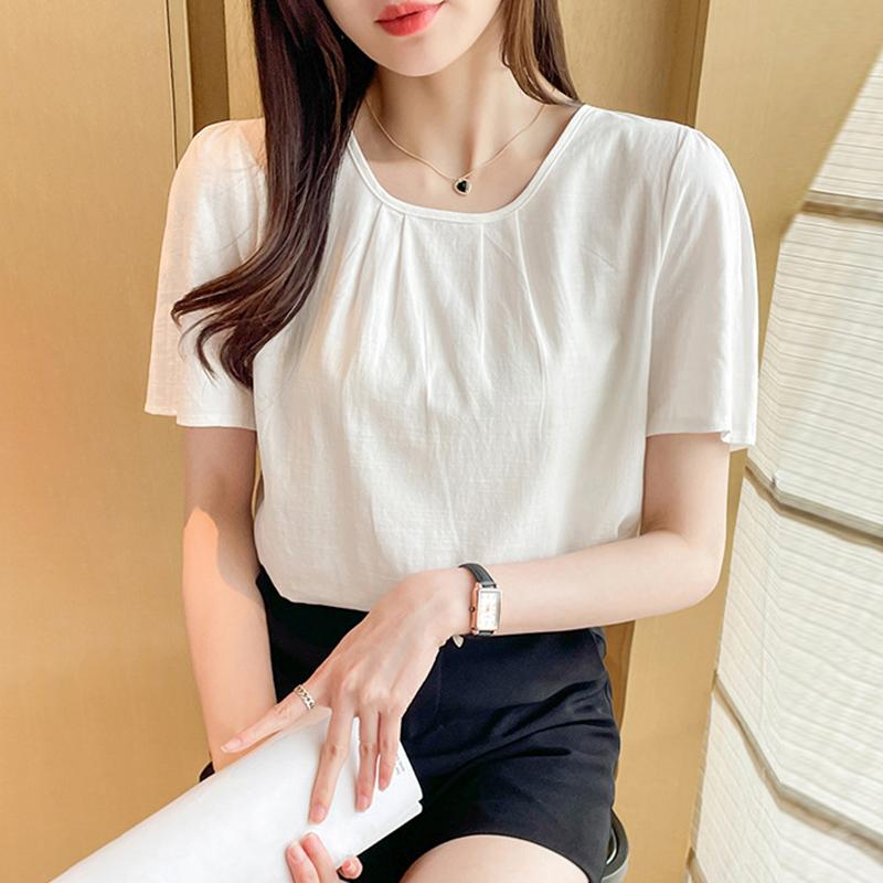 ZANZEA Женская летняя повседневная блузка с круглым вырезом и короткими рукавами
ZANZEA Женская летняя повседневная блузка с круглым вырезом и короткими рукавами