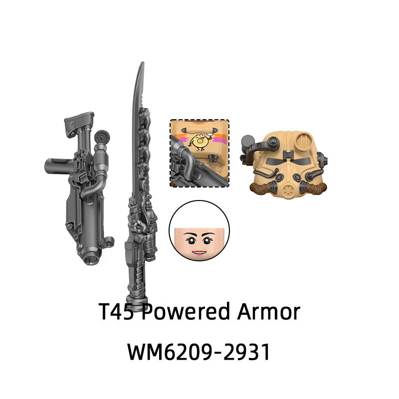 The WM6209 Fallout T45 Powered Armor Model Blocks MOC Bricks Set Gifts Toys
The WM6209 Fallout T45 Powered Armor Model Blocks MOC Bricks Set Gifts Toys