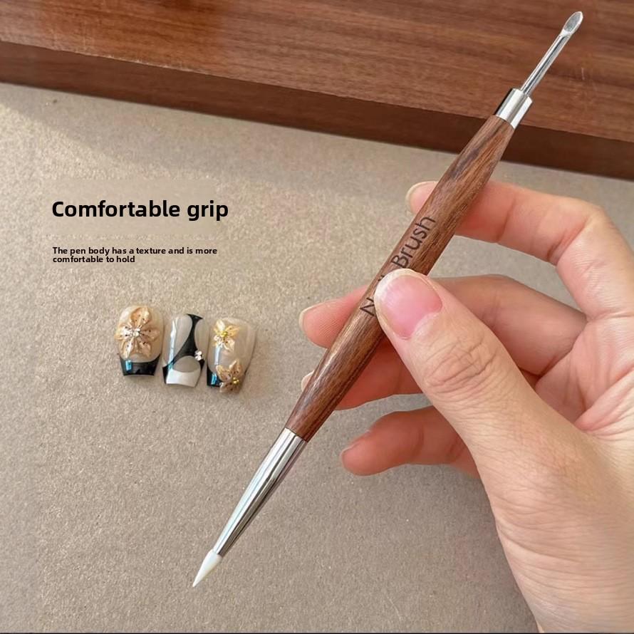 Nail art double-headed nail polish pen embossing rubbing powder nail painting pen multi-functional Japanese silicone sandalwood pen
Nail art double-headed nail polish pen embossing rubbing powder nail painting pen multi-functional Japanese silicone sandalwood pen