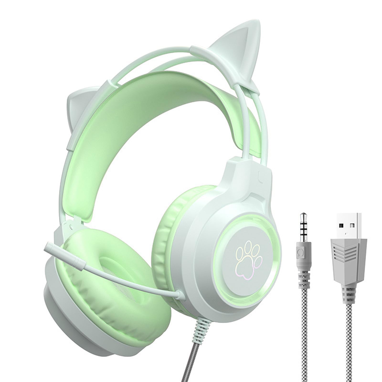 Наушники GHDVOP Cat Ear Наушники Игровая гарнитура Игровые наушники Проводные наушники Накладные наушники Милые проводные с микрофоном 40 мм динамик
Наушники GHDVOP Cat Ear Наушники Игровая гарнитура Игровые наушники Проводные наушники Накладные наушники Милые проводные с микрофоном 40 мм динамик
