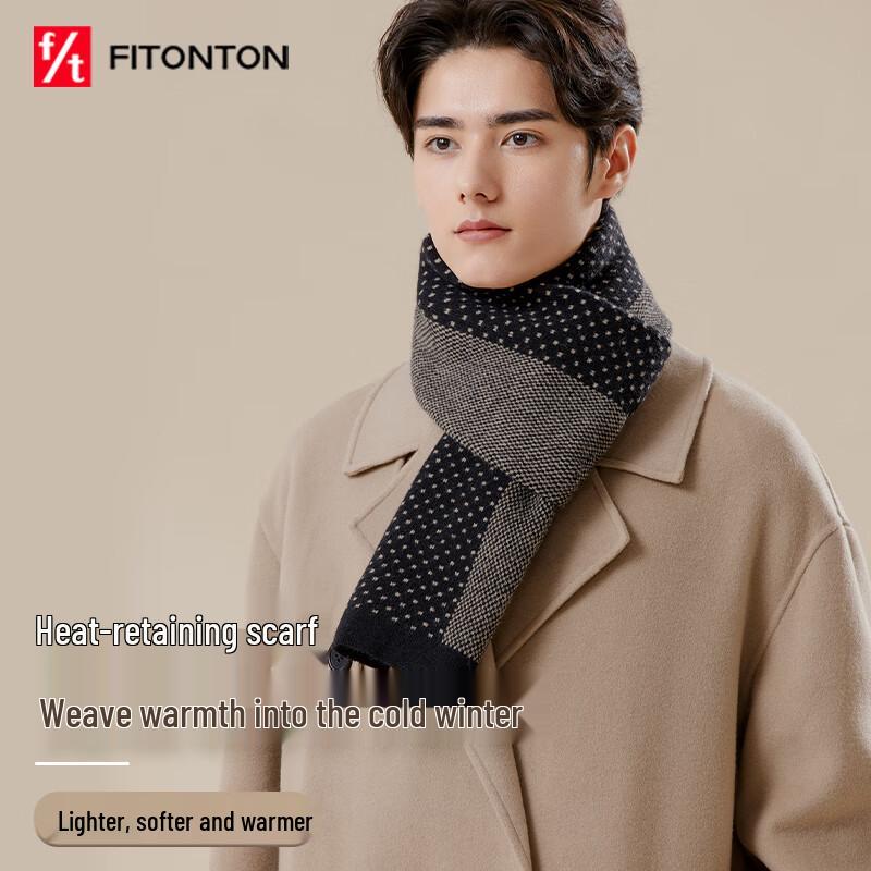 FitonTon Men s Warm Windproof Winter Scarf 168x28cm
FitonTon Men s Warm Windproof Winter Scarf 168x28cm