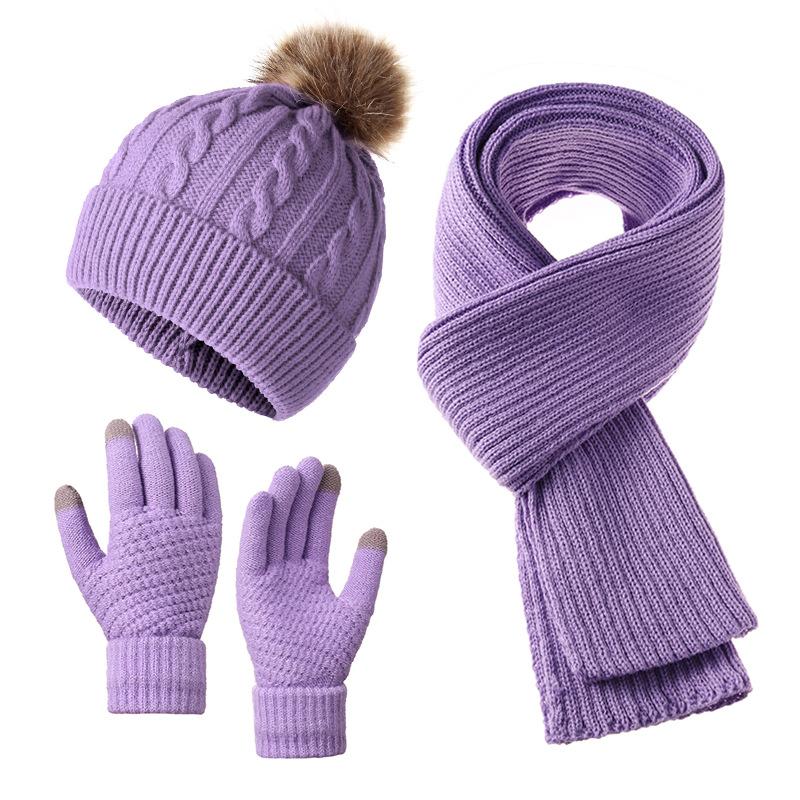 Набір з 3 предметів - Тепла зимова шапка, шарф, рукавички для дорослих, зручний набір, який поєднує шапку та шарф
Набір з 3 предметів - Тепла зимова шапка, шарф, рукавички для дорослих, зручний набір, який поєднує шапку та шарф