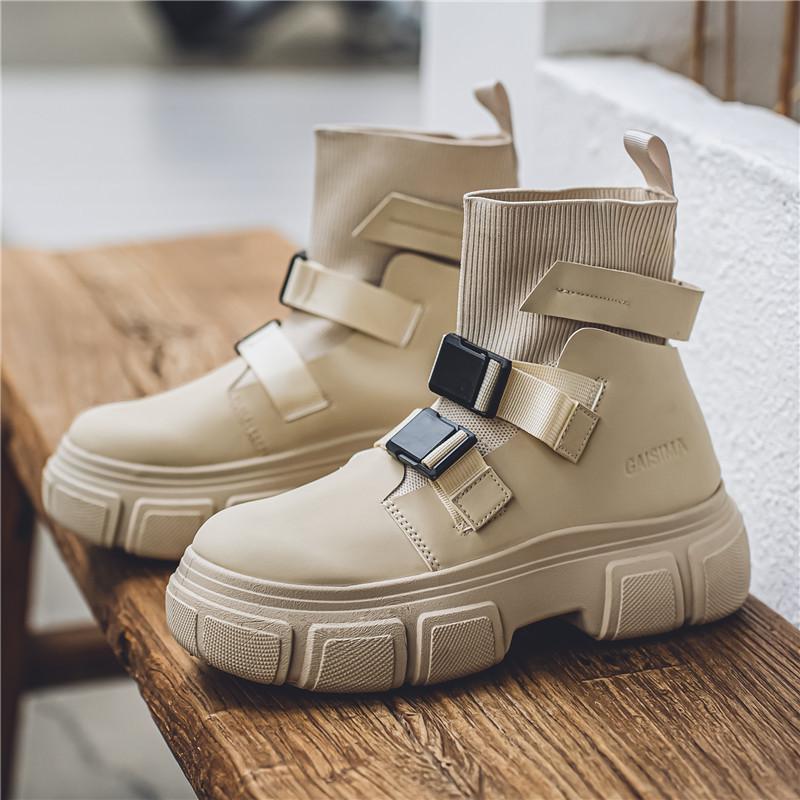 Autumn and winter tooling trend men s shoes casual medium tube tooling Martin boots British wind locomotive boots high-top shoes 39
Autumn and winter tooling trend men s shoes casual medium tube tooling Martin boots British wind locomotive boots high-top shoes 39