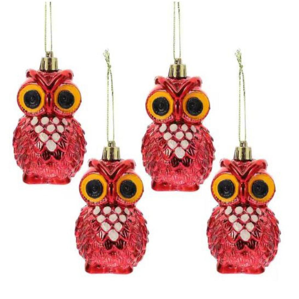 4Pcs Electroplated Christmas Owl Pendant Hanging Christmas Decoration Party Ornaments червоний
4Pcs Electroplated Christmas Owl Pendant Hanging Christmas Decoration Party Ornaments червоний