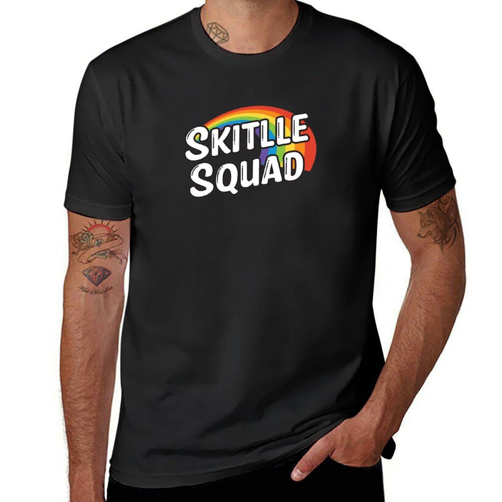 Pride Skittle Squad Tshirt blanks cute clothes Mens tshirts 4XL
Pride Skittle Squad Tshirt blanks cute clothes Mens tshirts 4XL