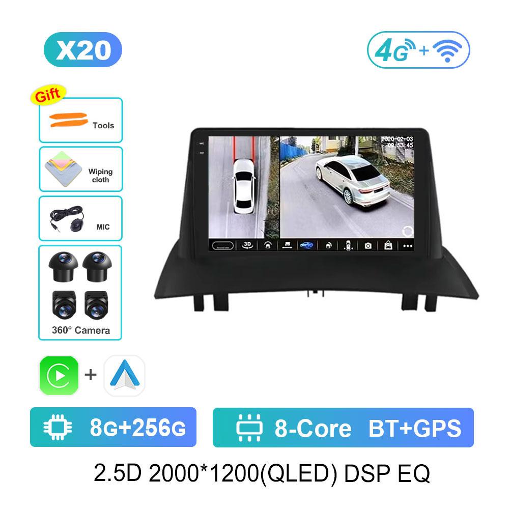 Для Renault Megane 2 2002-2009 Android 14 Інтелектуальна система Автомобільне радіо Мультимедійний відеоплеєр 4G GPS Navi WiFi DPS Стерео
Для Renault Megane 2 2002-2009 Android 14 Інтелектуальна система Автомобільне радіо Мультимедійний відеоплеєр 4G GPS Navi WiFi DPS Стерео
