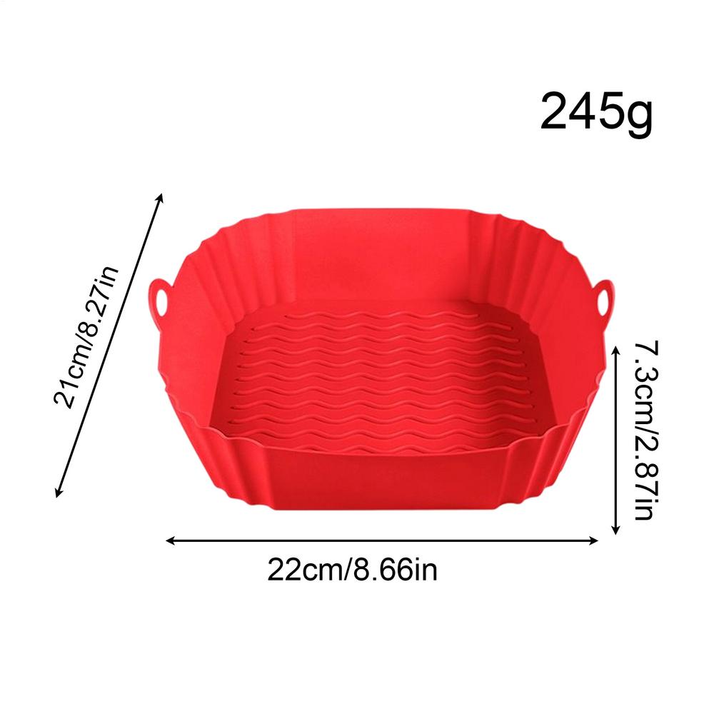 Air Fryer Silicone Liners Pizza Fried Chicken Airfryer Silicone Basket Reusable Non Stick Cooking Tray Replacement Parts червоний
Air Fryer Silicone Liners Pizza Fried Chicken Airfryer Silicone Basket Reusable Non Stick Cooking Tray Replacement Parts червоний