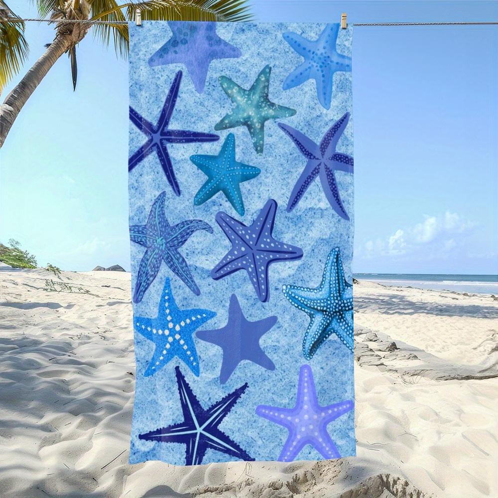 Vibrant Starfish Print Beach Towel, Ideal for Summer Beach Pool Fun Hand Towel W40*H60(CM)
Vibrant Starfish Print Beach Towel, Ideal for Summer Beach Pool Fun Hand Towel W40*H60(CM)