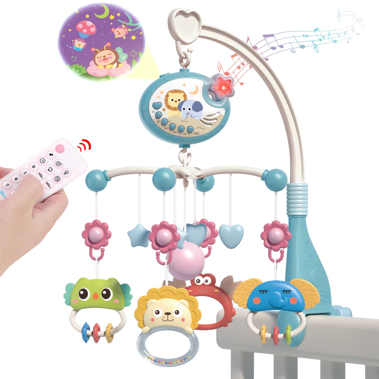 REMOKING Bed Mary Music Box Mobile Baby Toy Newborn Toy 360 Degree Rotation Music Boys Girls Birthday Present Educational Bedding (Blue) синій
REMOKING Bed Mary Music Box Mobile Baby Toy Newborn Toy 360 Degree Rotation Music Boys Girls Birthday Present Educational Bedding (Blue) синій