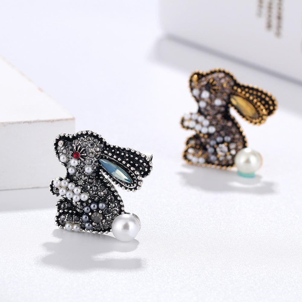 Animal Luxury Pearl Rhinestone Exquisite Clothing Accessories Cute Pin Rabbit Brooch Female Brooch жовтий
Animal Luxury Pearl Rhinestone Exquisite Clothing Accessories Cute Pin Rabbit Brooch Female Brooch жовтий