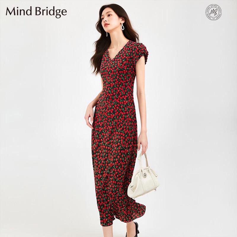 Mind Bridge V-Neck Tie-Waist Floral Print Midi Dress L
Mind Bridge V-Neck Tie-Waist Floral Print Midi Dress L