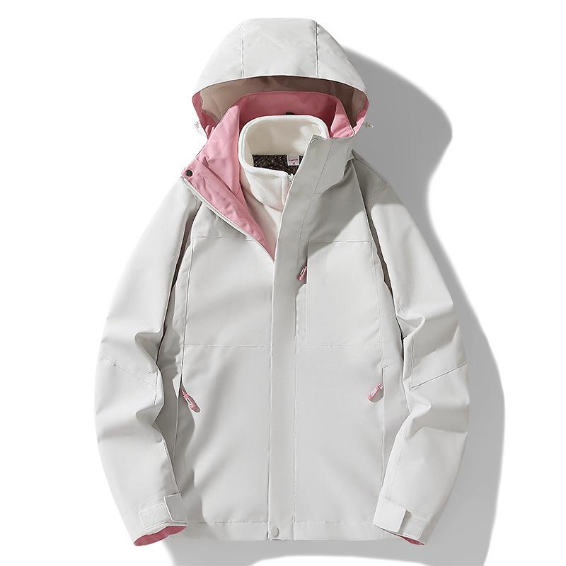 Unisex Windproof & Waterproof 3-in-1 Jacket with Detachable Fleece Liner for Mountaineering Army Gray Male
Unisex Windproof & Waterproof 3-in-1 Jacket with Detachable Fleece Liner for Mountaineering Army Gray Male
