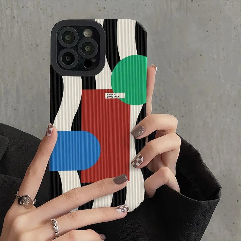 Ins Creative Geometry Zebra Stripe Phone Case For iPhone 11 12 13 14 15 Pro Max Mini 8 7 Plus XR X XSMAX Soft Silicone Cover For iPhone 13 Mini
Ins Creative Geometry Zebra Stripe Phone Case For iPhone 11 12 13 14 15 Pro Max Mini 8 7 Plus XR X XSMAX Soft Silicone Cover For iPhone 13 Mini