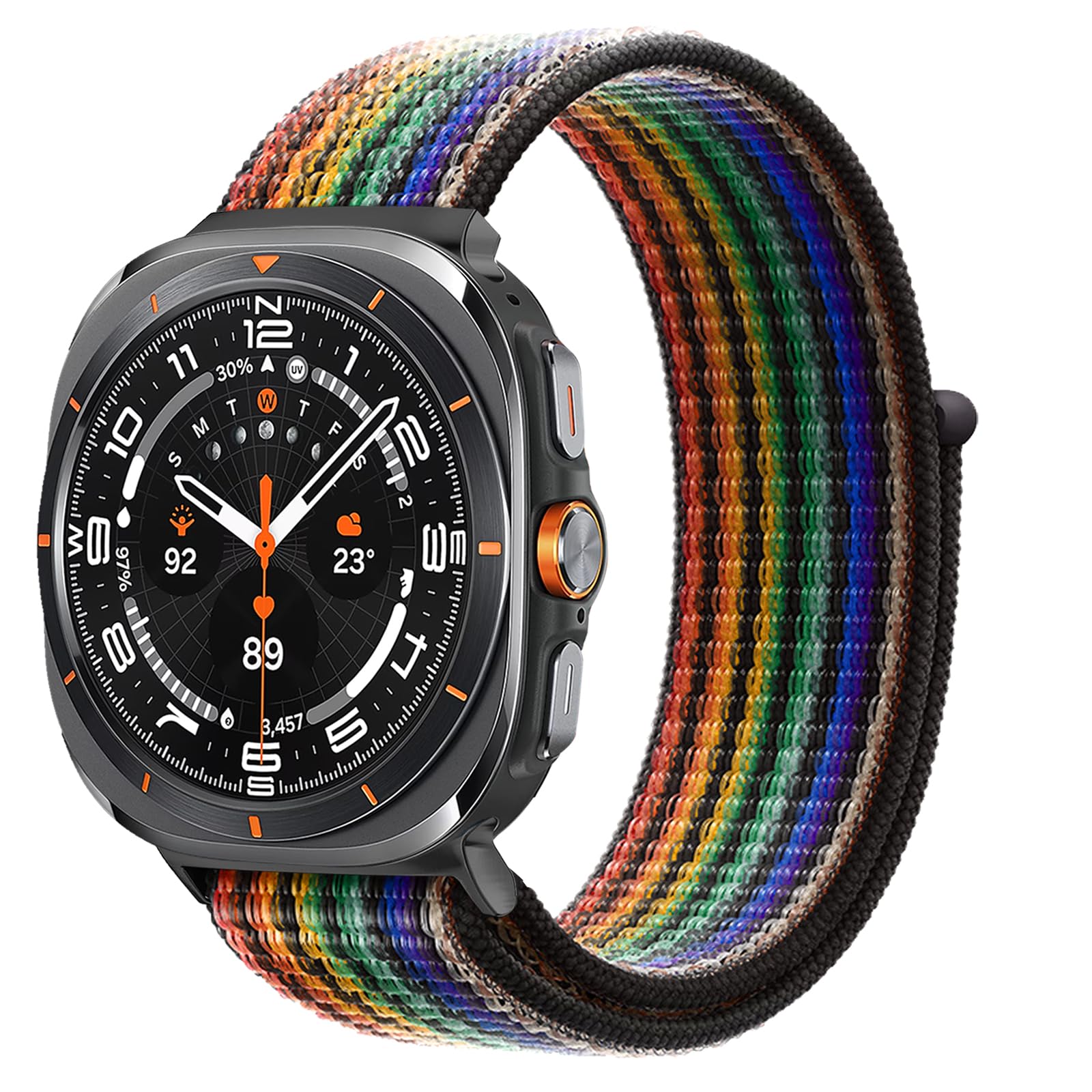 Нейлоновый ремешок без зазоров для Samsung Galaxy Watch Ultra 47 мм, регулируемый браслет одним щелчком, спортивный ремешок Galaxy watch Ultra
Нейлоновый ремешок без зазоров для Samsung Galaxy Watch Ultra 47 мм, регулируемый браслет одним щелчком, спортивный ремешок Galaxy watch Ultra