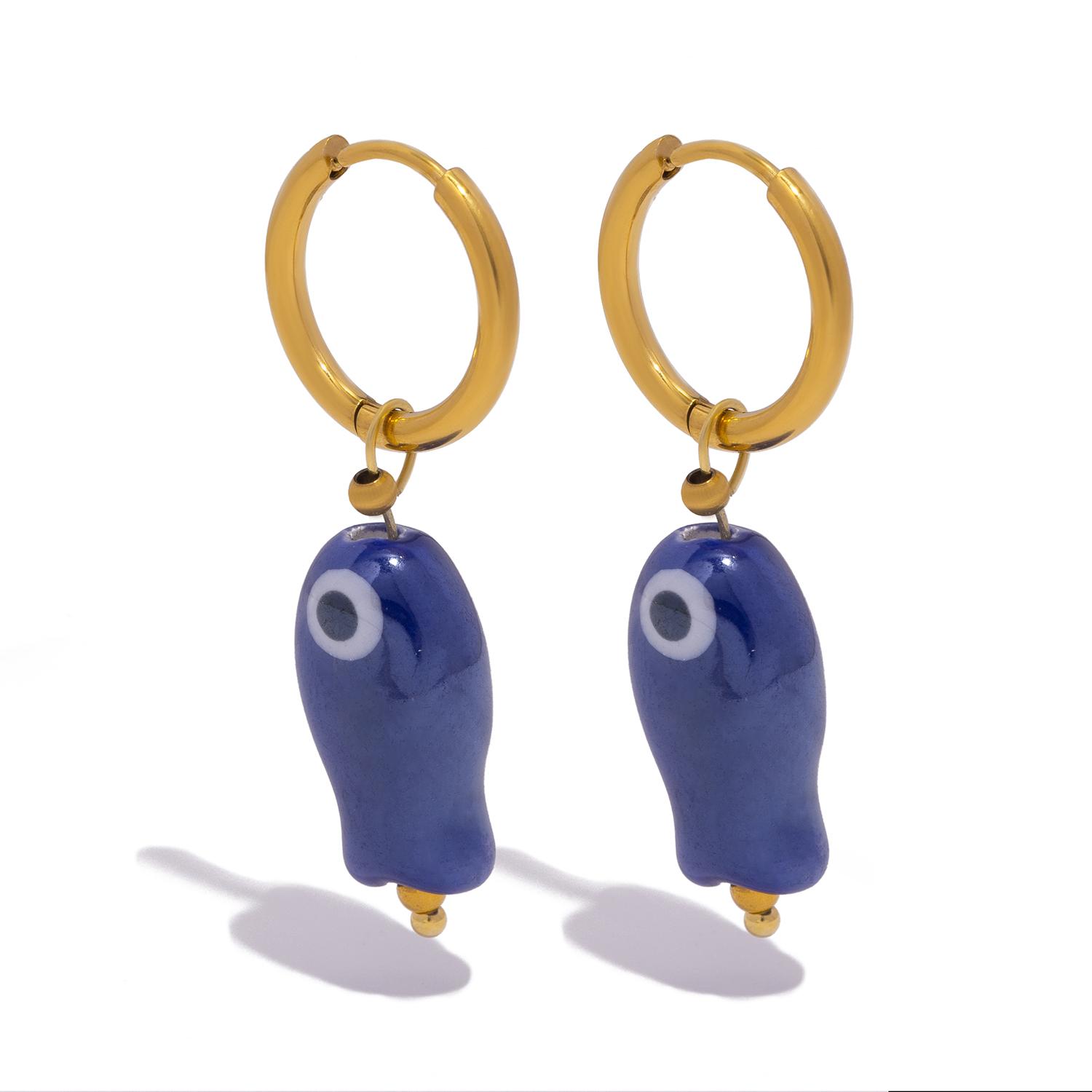 Stainless Steel Ceramic Fish Earrings for Women, Summer Dopamine Jewelry with Vibrant Colorful Pendant Hypoallergenic Gift
Stainless Steel Ceramic Fish Earrings for Women, Summer Dopamine Jewelry with Vibrant Colorful Pendant Hypoallergenic Gift