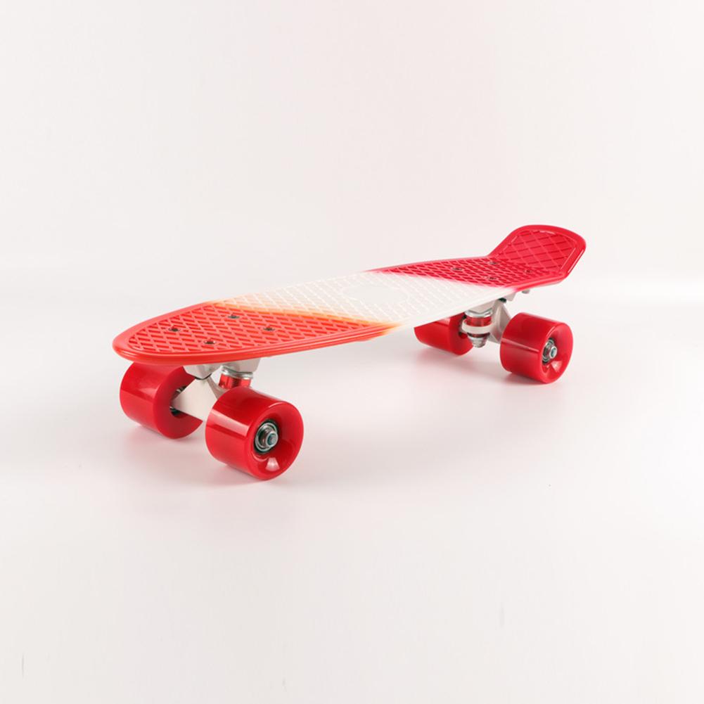 Skateboard For Kids Ages 6 12 Small Fish Board Four wheel Single warped Skateboard With Tools For Beginners Girls Boys orange white redPaint Bracket PU Flash Wheel
Skateboard For Kids Ages 6 12 Small Fish Board Four wheel Single warped Skateboard With Tools For Beginners Girls Boys orange white redPaint Bracket PU Flash Wheel
