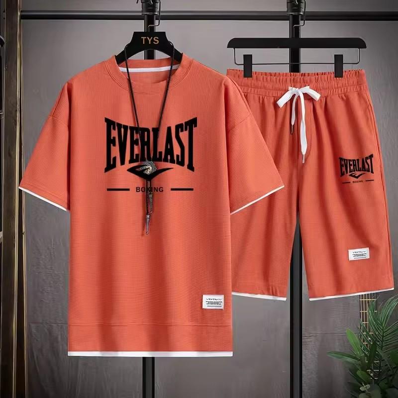 Summer Men s New Comfortable and Breathable Round Neck T-shirt Shorts Letter Gradient Set Outdoor Casual Two-piece Set 6XL
Summer Men s New Comfortable and Breathable Round Neck T-shirt Shorts Letter Gradient Set Outdoor Casual Two-piece Set 6XL