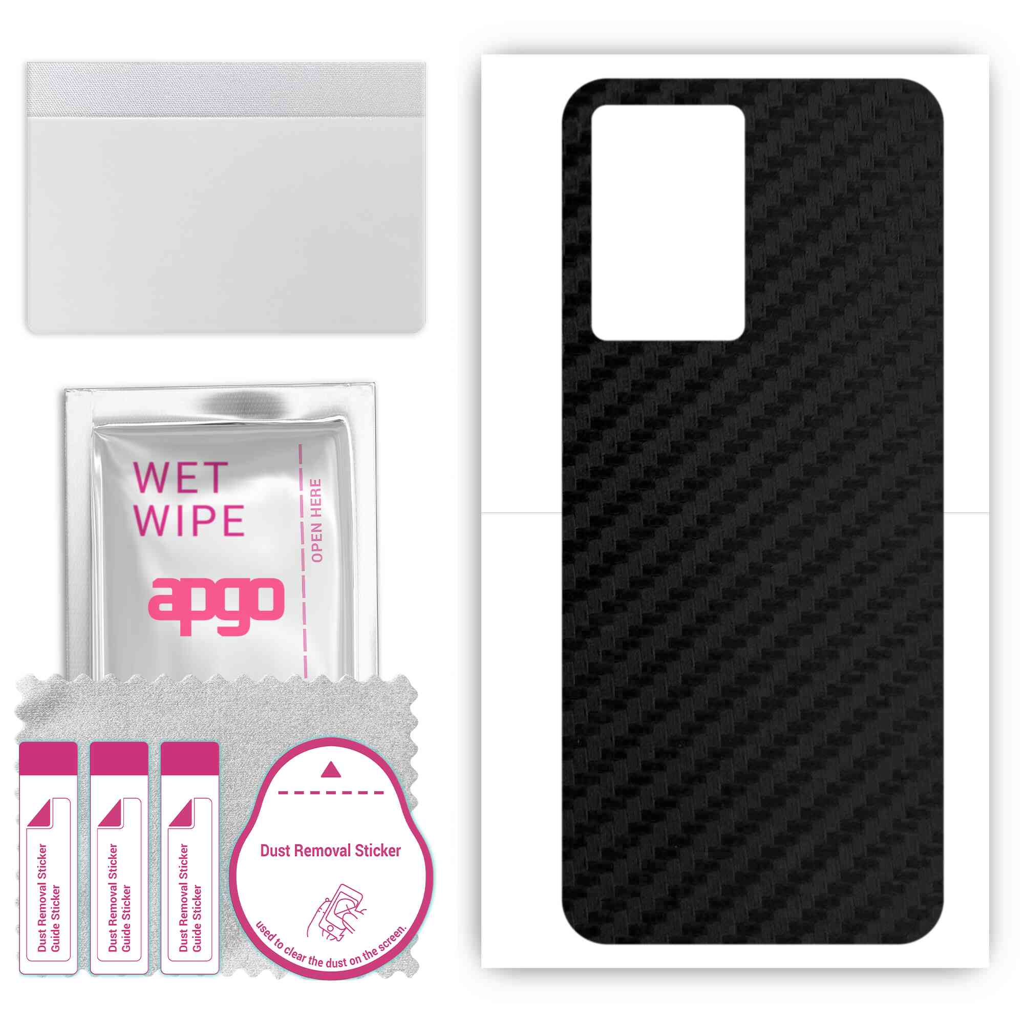 apgo Protective Skin Sticker for the back compatible with Oppo A57, Wrap Film, Foil, Vinyl - Pattern Carbon Black
apgo Protective Skin Sticker for the back compatible with Oppo A57, Wrap Film, Foil, Vinyl - Pattern Carbon Black