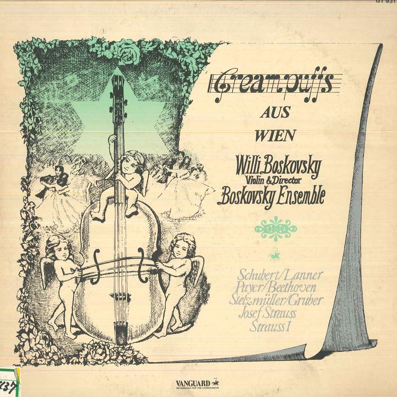 LP Record BOSKOVSKY ENSEMBLE, WILLI BOSKOVSKY - Cream Puffs Aus WIEN GT9317 VANGUARD 1979 Japan Classical Used
LP Record BOSKOVSKY ENSEMBLE, WILLI BOSKOVSKY - Cream Puffs Aus WIEN GT9317 VANGUARD 1979 Japan Classical Used
