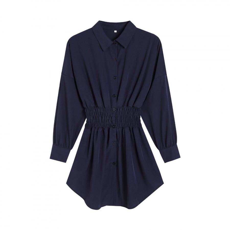 Spring New Women s Fashion Shirt Elegant Commute Printed Waistline Ruffled Long Sleeve Shirt for Women 2XL темно-синього кольору
Spring New Women s Fashion Shirt Elegant Commute Printed Waistline Ruffled Long Sleeve Shirt for Women 2XL темно-синього кольору