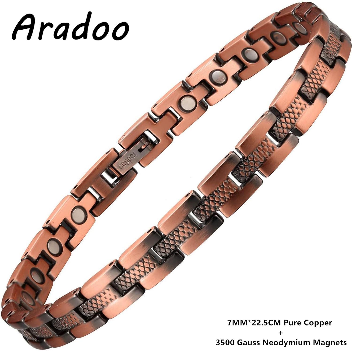 Copper Bracelets for Women 99.9% Pure Copper Magnetic Adjustable Wristband with Sizing Tool Jewelry Gifts
Copper Bracelets for Women 99.9% Pure Copper Magnetic Adjustable Wristband with Sizing Tool Jewelry Gifts