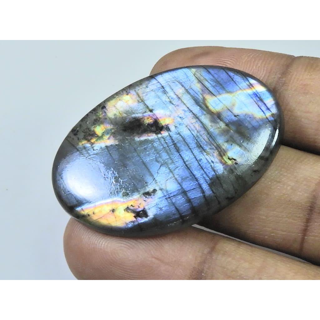 27X42X04MM Natural Purple Labradorite Spectrolite Oval Loose Gemstone 57Cts. D-439
27X42X04MM Natural Purple Labradorite Spectrolite Oval Loose Gemstone 57Cts. D-439