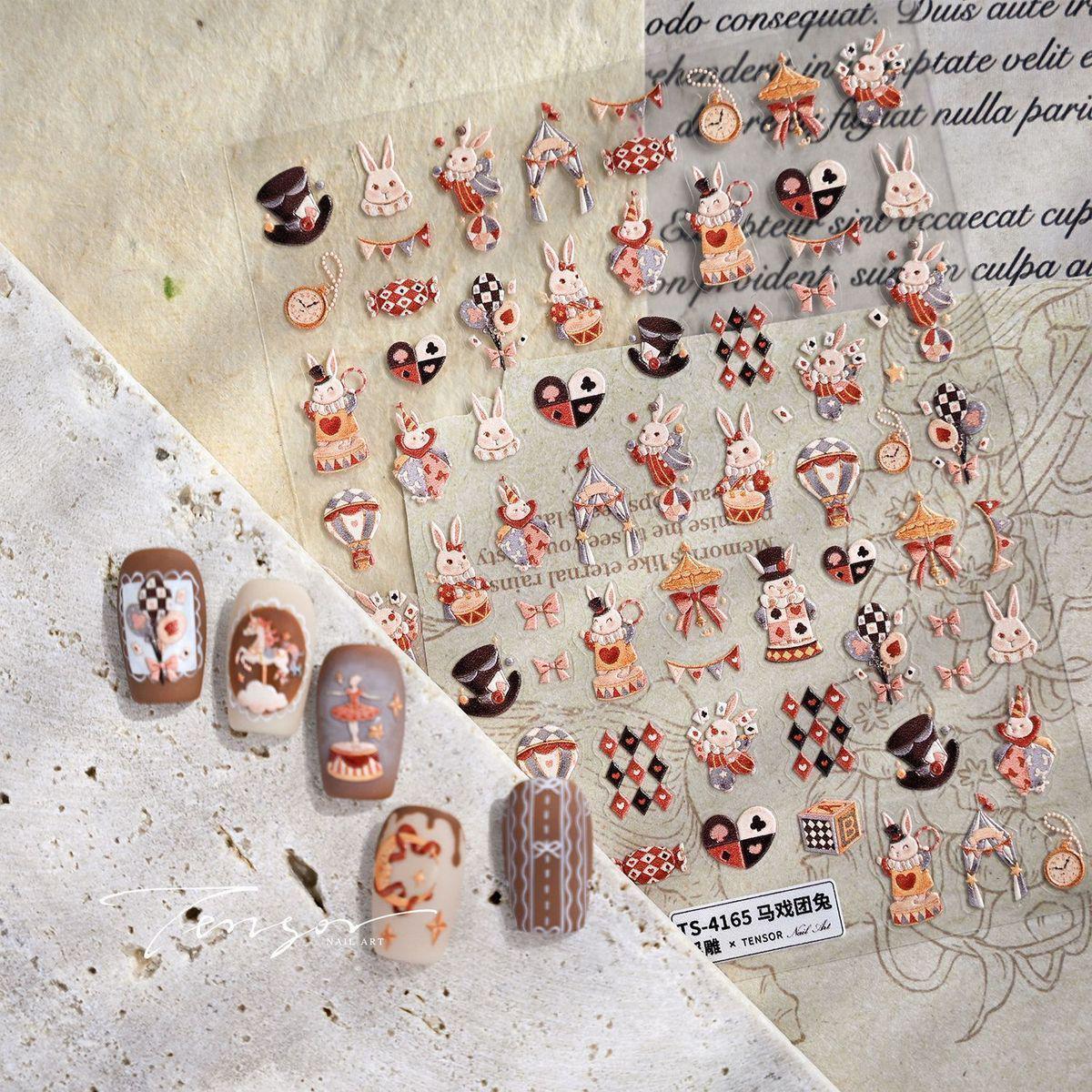 Vintage Baroque Bunny Nail Art Stickers & Cup Decor Set
Vintage Baroque Bunny Nail Art Stickers & Cup Decor Set