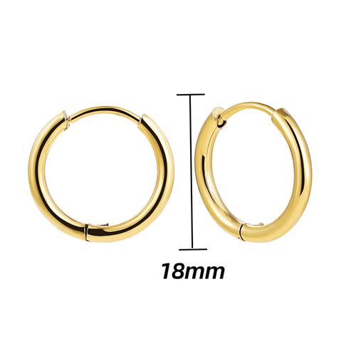Gold Color Round Circle Stainless Steel Huggies for Women Men Small Solid Ring Hoop Cartilage Piercing Earring 6 Sizes
Gold Color Round Circle Stainless Steel Huggies for Women Men Small Solid Ring Hoop Cartilage Piercing Earring 6 Sizes