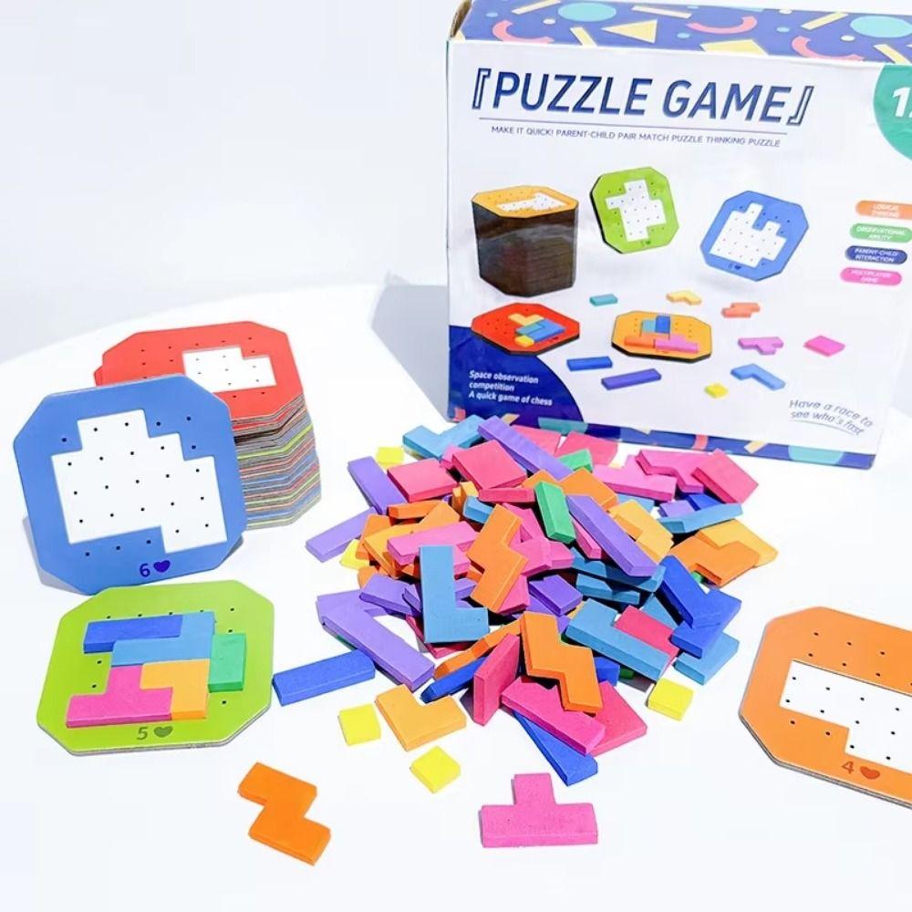 Logical Thinking Game Kids Tangram Jigsaw Puzzle Toy Wooden Tangram Math Training Toy Kindergarten set
Logical Thinking Game Kids Tangram Jigsaw Puzzle Toy Wooden Tangram Math Training Toy Kindergarten set