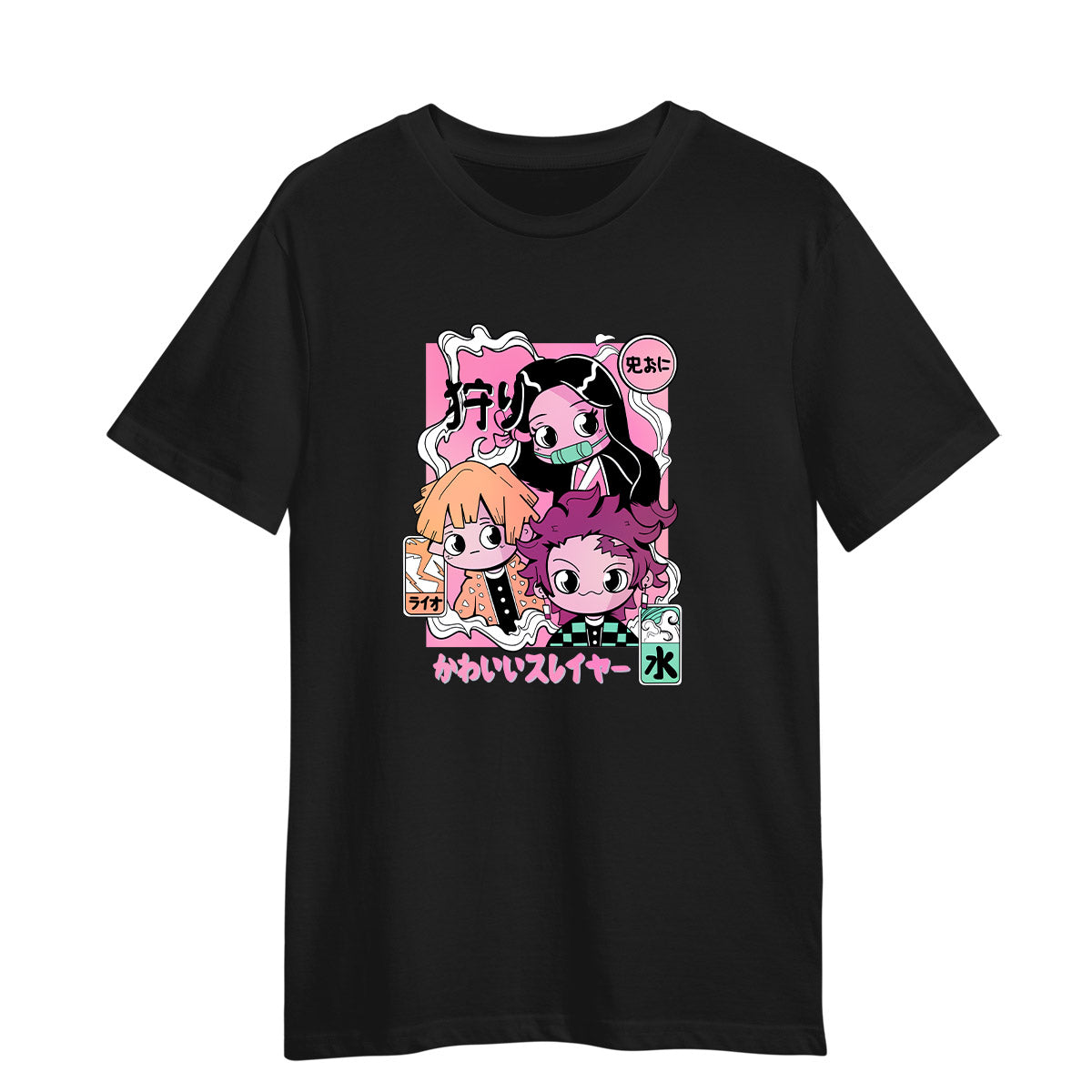 Demon Slayer Anime Manga T-shirt Kimetsu No Yaiba Tanjiro Nezuko And Zenitsu Adult Tees XXXL чорний
Demon Slayer Anime Manga T-shirt Kimetsu No Yaiba Tanjiro Nezuko And Zenitsu Adult Tees XXXL чорний