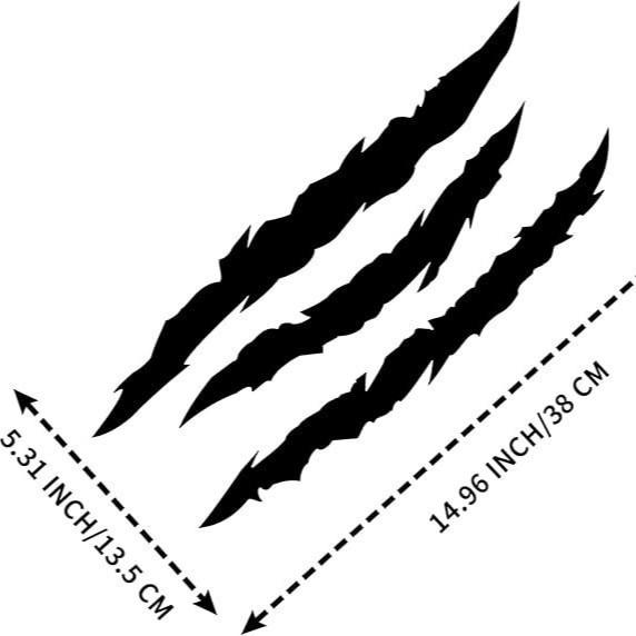 Ужас Царапина Автомобиль Винил Полоса Наклейка белый
Ужас Царапина Автомобиль Винил Полоса Наклейка белый