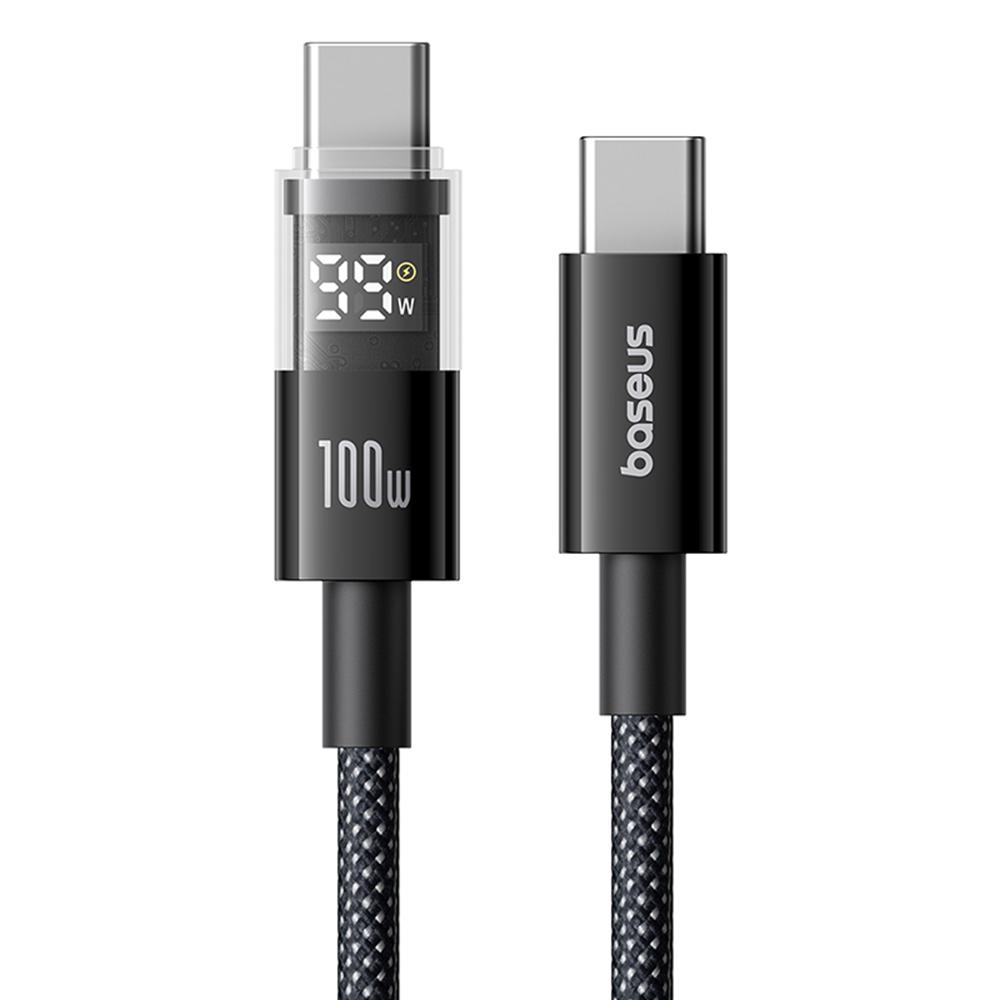 Baseus Dispaly II 2m Charger Cable Fast Charging 100W Type-C to Type-C Data Cord Purple
Baseus Dispaly II 2m Charger Cable Fast Charging 100W Type-C to Type-C Data Cord Purple