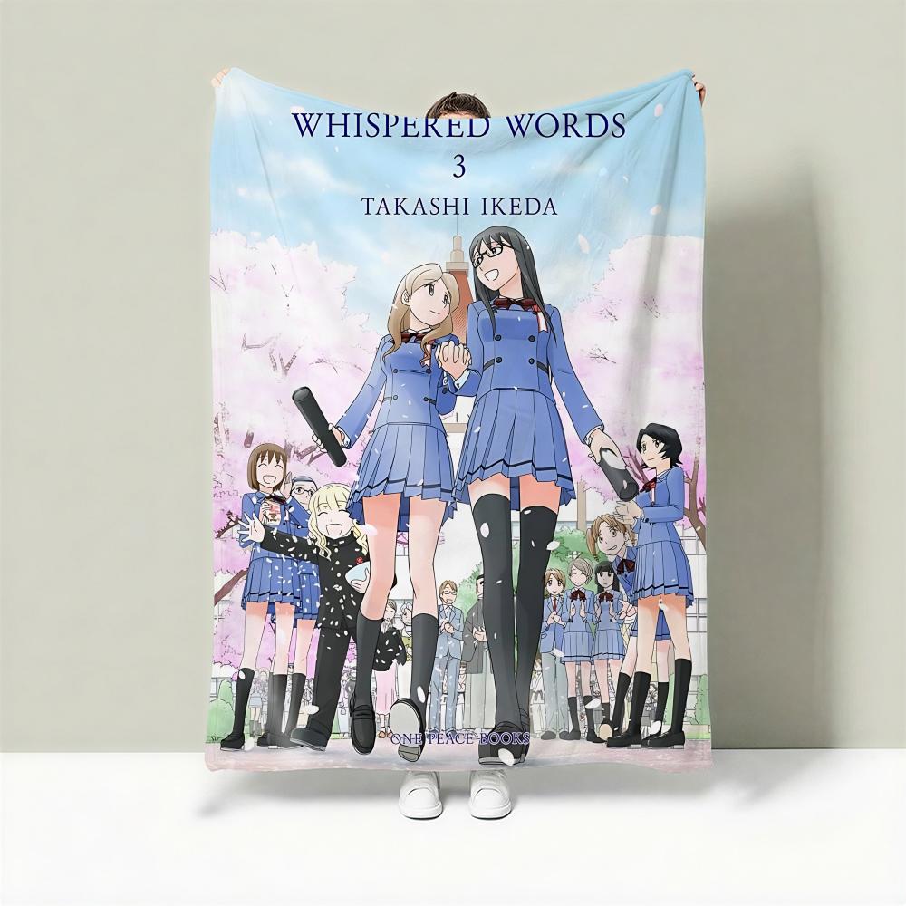 Anime W-Whispered Words Throw Lightweight 240g Flannel Blanket Soft Skin-friendly for Summer Cooling 75cmx90cm
Anime W-Whispered Words Throw Lightweight 240g Flannel Blanket Soft Skin-friendly for Summer Cooling 75cmx90cm