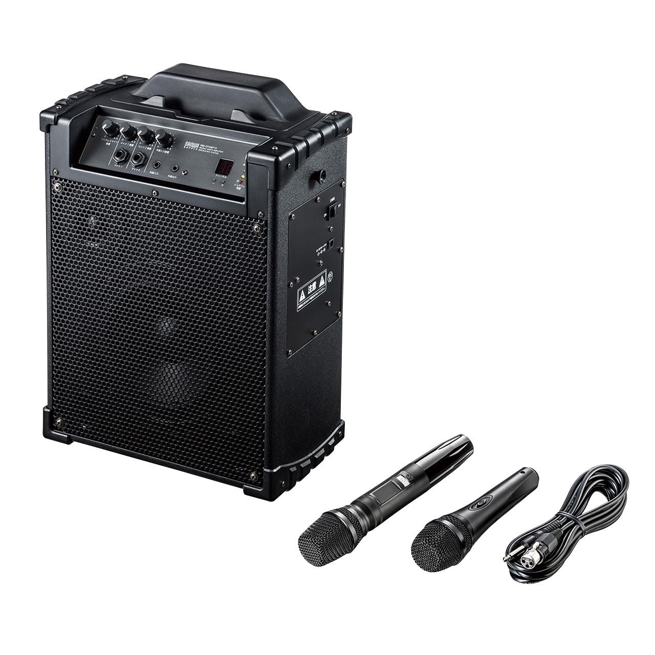 Sanwa Supply Wireless Microphone Speaker Loudspeaker output AC power music (Maximum 60W, supply/rechargeable, playback) MM-SPAMP10
Sanwa Supply Wireless Microphone Speaker Loudspeaker output AC power music (Maximum 60W, supply/rechargeable, playback) MM-SPAMP10