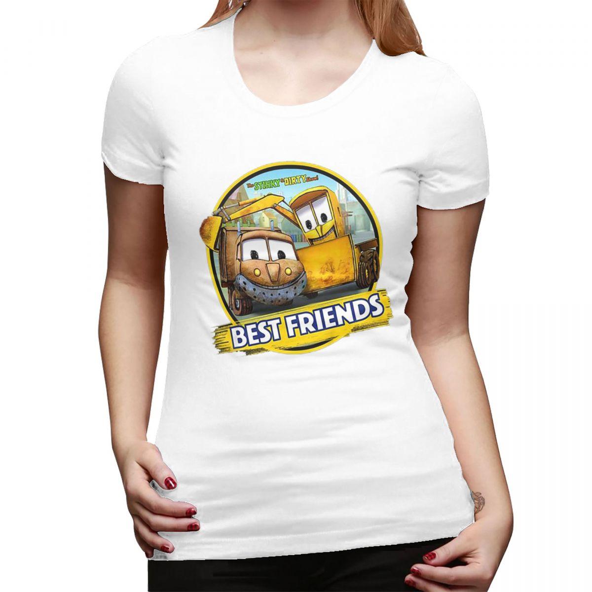 Stinky And Dirty Show Best Friends TShirt for Women Crew Neck Streetwear T Shirts Womens Tees Short Summer Clothes Tops S
Stinky And Dirty Show Best Friends TShirt for Women Crew Neck Streetwear T Shirts Womens Tees Short Summer Clothes Tops S