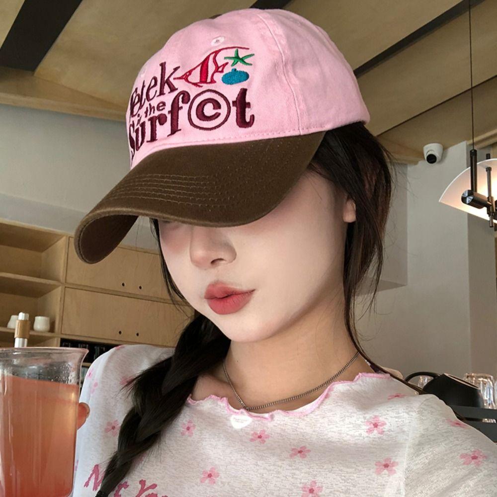 Sunshade Baseball Cap Embroidered Sunshade Sun Hat Cute Embroidery Letter Baseball Hat Cycling рожевий
Sunshade Baseball Cap Embroidered Sunshade Sun Hat Cute Embroidery Letter Baseball Hat Cycling рожевий