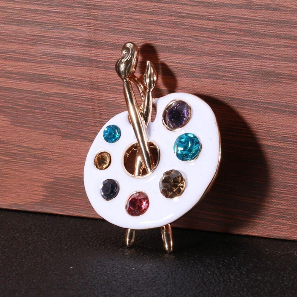 For Women Elegant Luxury Draw Palette Brooch Rhinestone Pins Korean Style Brooch Suit Accessories
For Women Elegant Luxury Draw Palette Brooch Rhinestone Pins Korean Style Brooch Suit Accessories