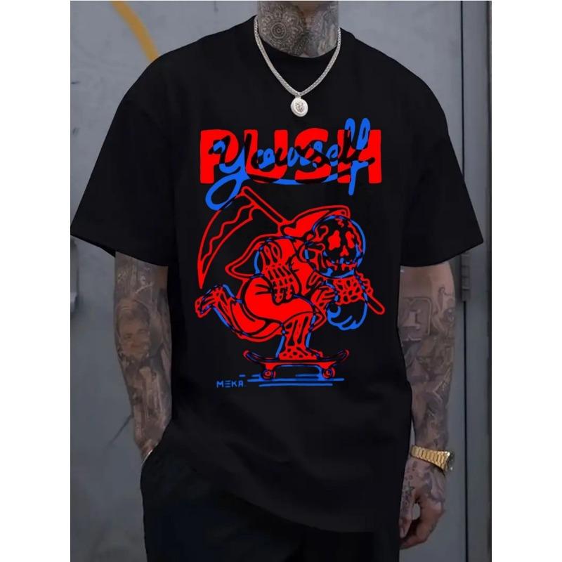 Short-Sleeved Casual for Shirt for Men Featuring a Stylish Print, Comfortable, Ideal for Sports, Travel, Everyday Casual - Regular Fit Crew Neck 4XL чорний
Short-Sleeved Casual for Shirt for Men Featuring a Stylish Print, Comfortable, Ideal for Sports, Travel, Everyday Casual - Regular Fit Crew Neck 4XL чорний