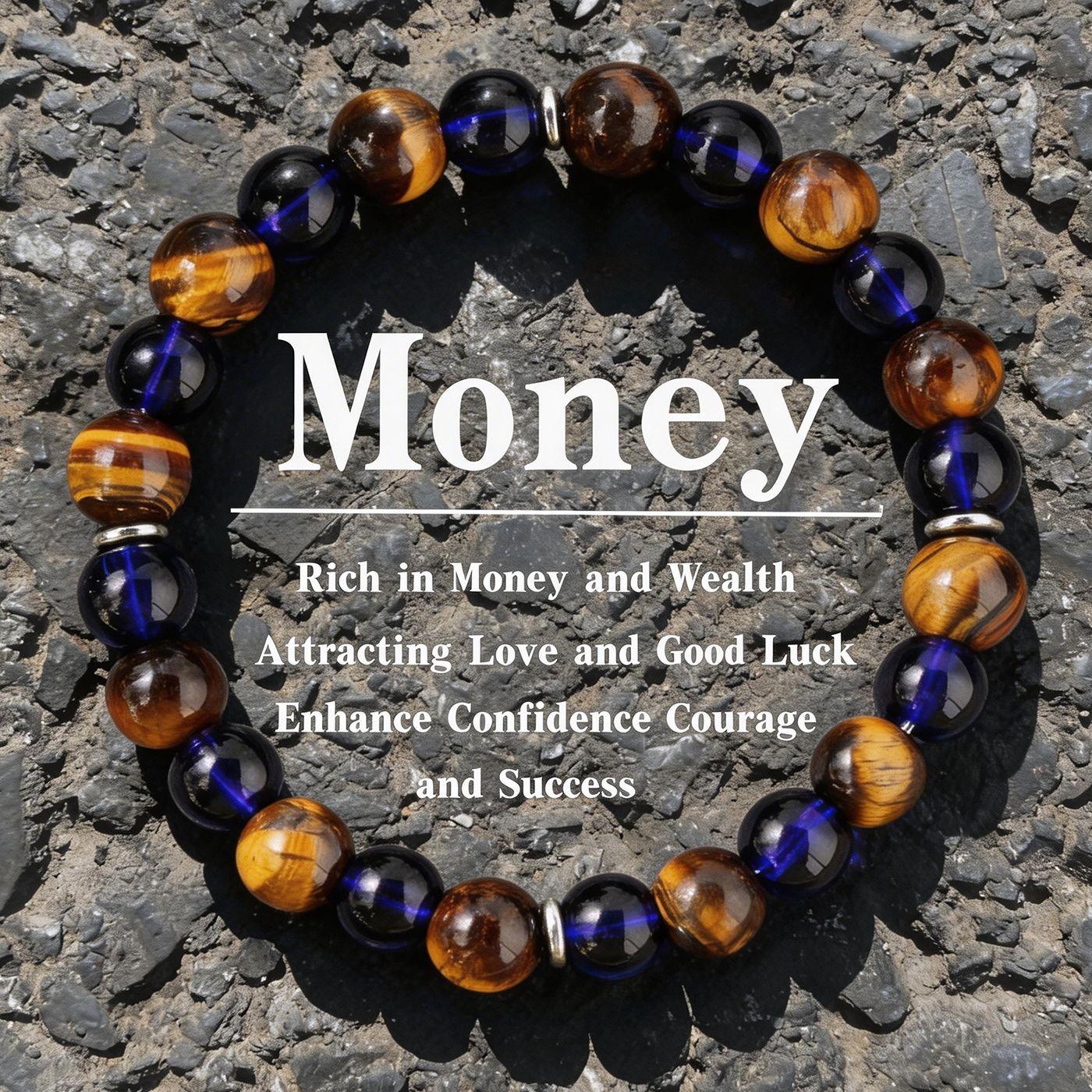 Festive Gifts Tiger Eye Dark Blue Glass Beaded Bracelet Natural Fashion Jewelry For Men Women Daily Wear Gift
Festive Gifts Tiger Eye Dark Blue Glass Beaded Bracelet Natural Fashion Jewelry For Men Women Daily Wear Gift