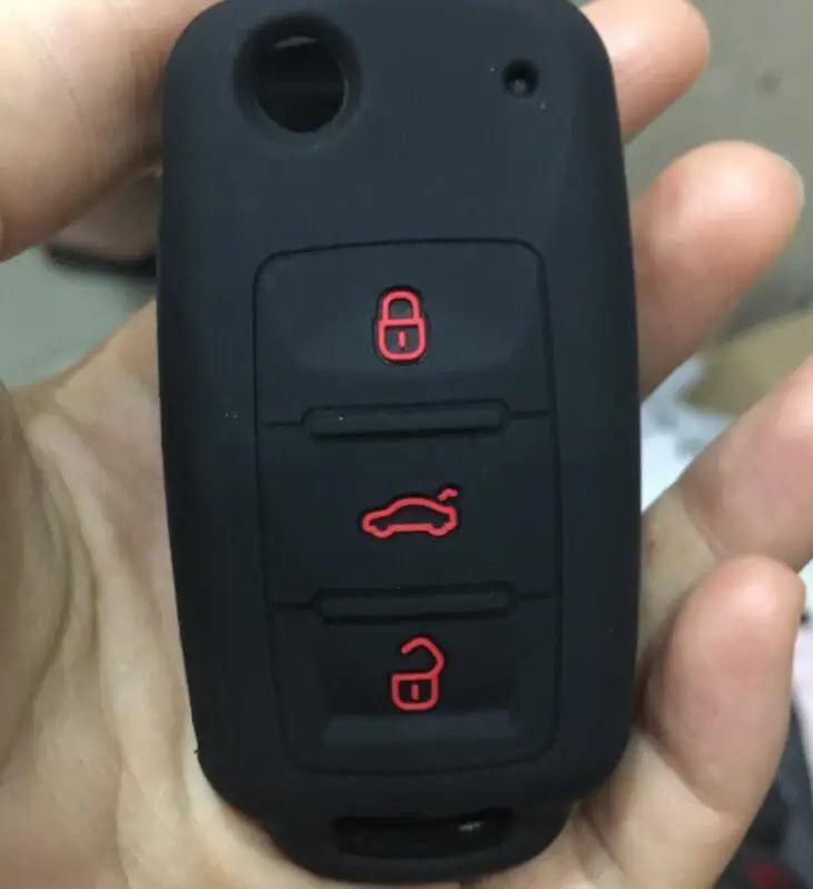 Silicone Rubber key fob skin cover case for VW POLO Golf 4 MK5 6 Jetta Bora Beetle Tiguan Passat B5 B6 3 button Remote key
Silicone Rubber key fob skin cover case for VW POLO Golf 4 MK5 6 Jetta Bora Beetle Tiguan Passat B5 B6 3 button Remote key