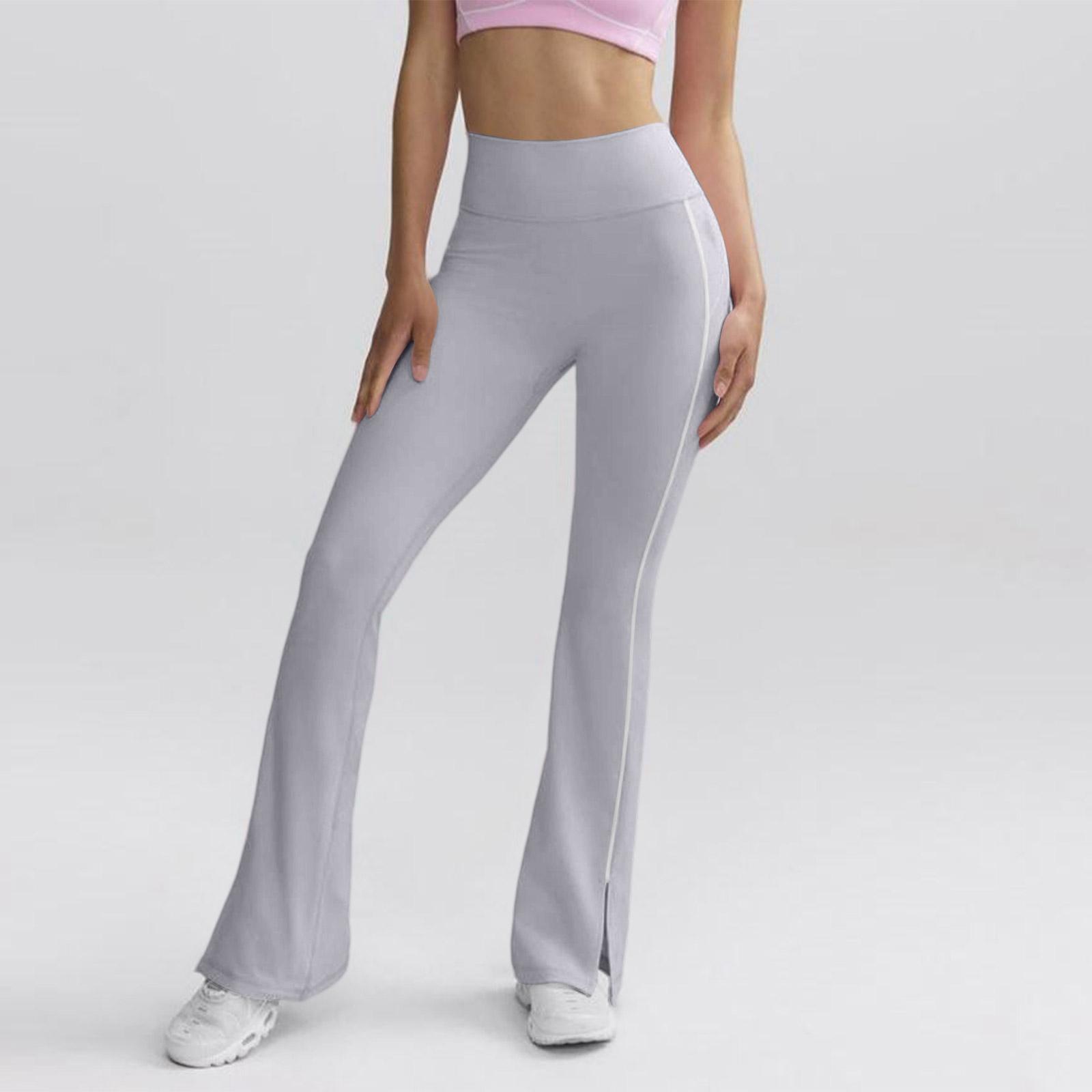 High Waist Flared Yoga Pants with Side Split Design for Women Stretchy Athletic Trousers for Workout M
High Waist Flared Yoga Pants with Side Split Design for Women Stretchy Athletic Trousers for Workout M