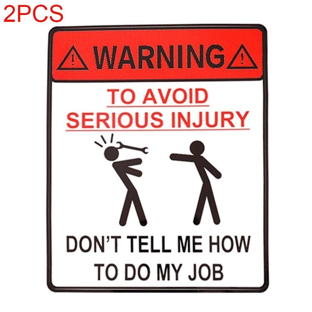 Garage Reflective Serious Warning Dont Tell Me How To Do My Job Car Sticker Waterproof 11.6x13.8cm
Garage Reflective Serious Warning Dont Tell Me How To Do My Job Car Sticker Waterproof 11.6x13.8cm