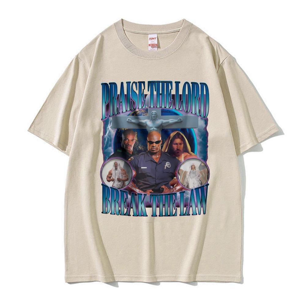 Praise The Lord Break The Law Ronnie ColeUnisex Graphic Tshirt Unisex Women Vintage Oversized T Shirt 100 Cotton Casual Tshirt Tops 4XL
Praise The Lord Break The Law Ronnie ColeUnisex Graphic Tshirt Unisex Women Vintage Oversized T Shirt 100 Cotton Casual Tshirt Tops 4XL