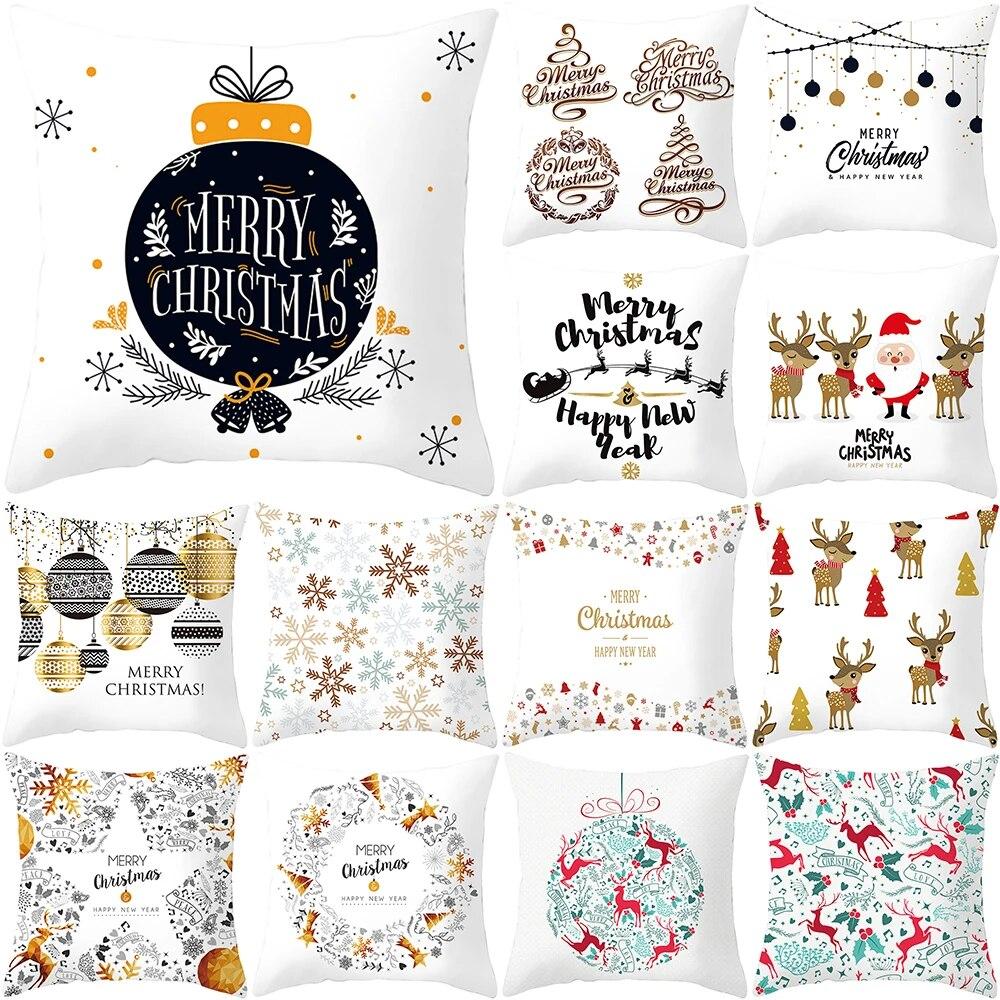 Merry Christmas Christmas print pattern cushion cover home living room sofa decoration square polyester pillowcase
Merry Christmas Christmas print pattern cushion cover home living room sofa decoration square polyester pillowcase