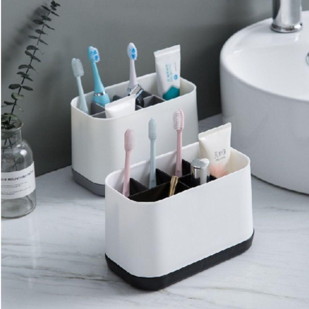 Multi-compartment Toothbrush Holder Case with Drain Hole Detachable Bathroom Storage Rack Large Capacity Multi-function серый
Multi-compartment Toothbrush Holder Case with Drain Hole Detachable Bathroom Storage Rack Large Capacity Multi-function серый