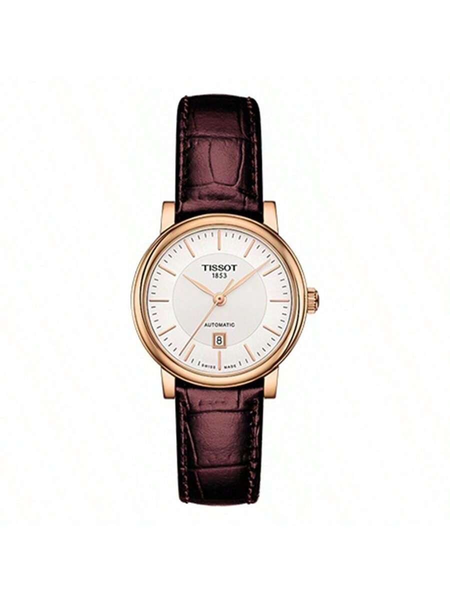 Tissot Carson Zenme Series, automatic mechanical movement, calendar, water-resistant, rose gold women s watch. Rui Watch, 30mm T122.207.36.031.00 срібний
Tissot Carson Zenme Series, automatic mechanical movement, calendar, water-resistant, rose gold women s watch. Rui Watch, 30mm T122.207.36.031.00 срібний