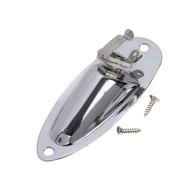 for Electric Guitar Boat Jack Plate Jack Socket Hole Connector for Guitars Replacement Part Silver / Black / Gold срібний
for Electric Guitar Boat Jack Plate Jack Socket Hole Connector for Guitars Replacement Part Silver / Black / Gold срібний