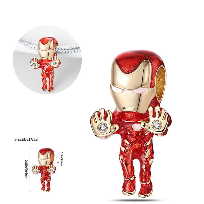 S925 silver charms Hulk Iron Man Fit original bracelet Spider Man charm beads DIY women jewelry gift
S925 silver charms Hulk Iron Man Fit original bracelet Spider Man charm beads DIY women jewelry gift