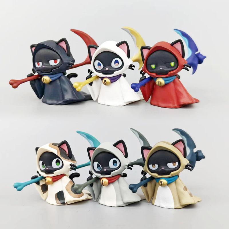 2026 New Reaper Calico Cat 6 Pcs Scythe Cat Figurines Collectible Desktop Decorations Anime Gifts Cat Lovers Toy Collectors Doll
2026 New Reaper Calico Cat 6 Pcs Scythe Cat Figurines Collectible Desktop Decorations Anime Gifts Cat Lovers Toy Collectors Doll