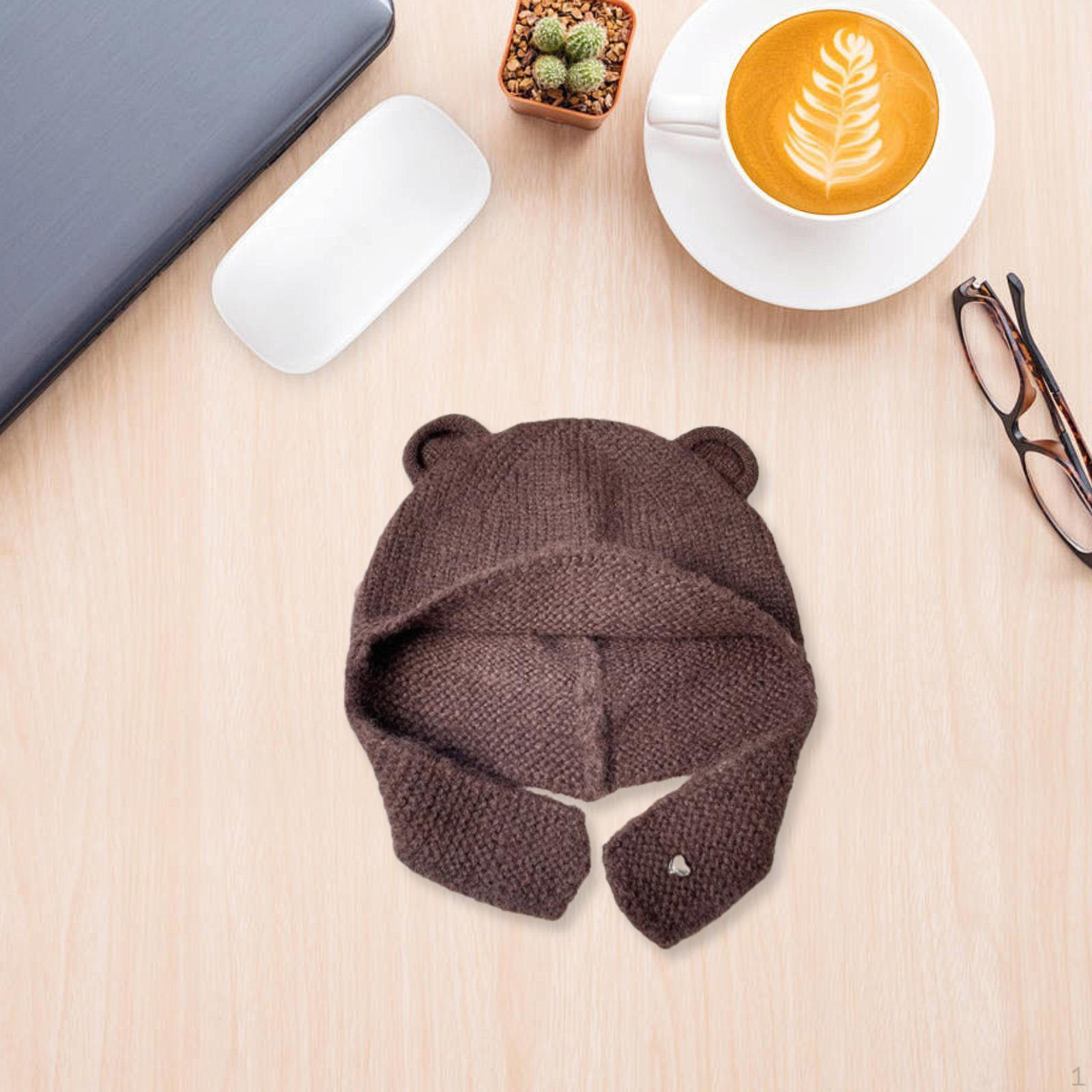 В язана шапочка з ведмежими вушками для активного відпочинку в холодну погоду кавовий
В язана шапочка з ведмежими вушками для активного відпочинку в холодну погоду кавовий